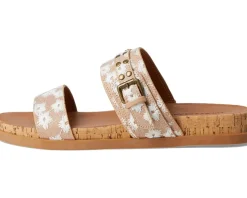 Dineesa Studded Two Band Flat Sandals