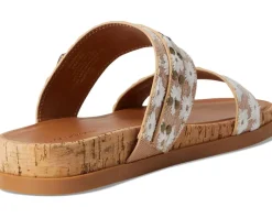 Dineesa Studded Two Band Flat Sandals