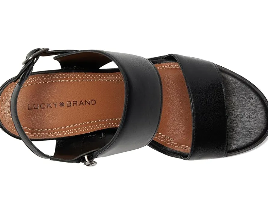 Dinzin Double Band Heeled Sandals