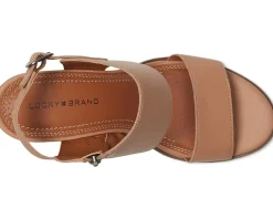 Dinzin Double Band Heeled Sandals