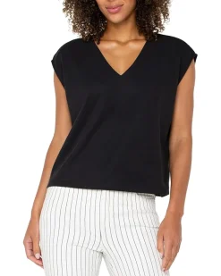 Dolman Sleeve V-neck Top