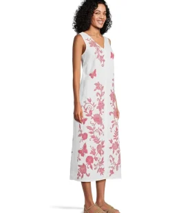 Double V-neck Tank Dress- Alycia