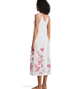 Double V-neck Tank Dress- Alycia