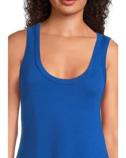 Drapey Ponte Sleeveless Midi Dress