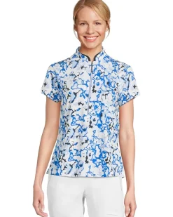 Dreamscape Print Short Sleeve Top