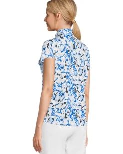 Dreamscape Print Short Sleeve Top