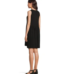 Drop Shirred Waist Tank Dress