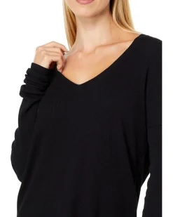 Drop Shoulder V-Neck Tee