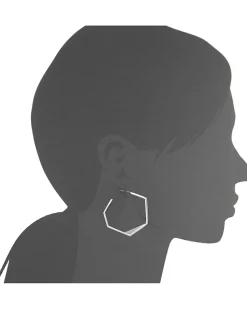 Edge of Elegance Crystal Hoop Earrings