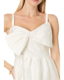 Ellara Jacquard Midi Bow