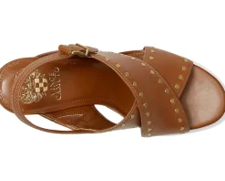 Ellna Cross-band Wedge Sandals