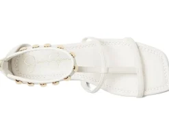 Elusta Studded T-strap Sandals
