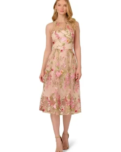 Embroidered Fit-and-Flare