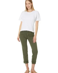 Embroidered Short Sleeve Crew Tee