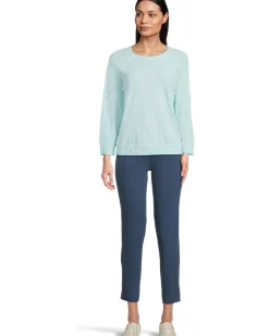 Enzyme Wash Jersey - Raglan Sleeve Tee with Seam Detail