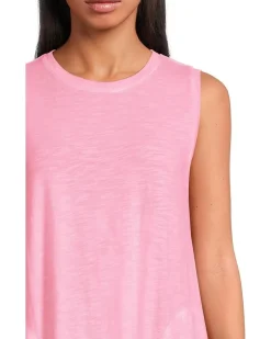 Enzyme Wash, Sleeveless Maxi Dress with Pockets