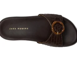 Essex Slide - Embossed Leather