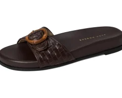 Essex Slide - Embossed Leather