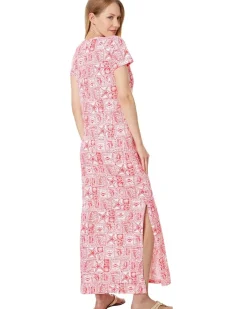 Etta Short Sleeve Maxi Dr