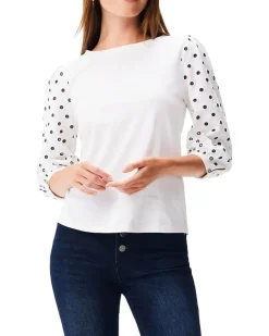 Eyelet Breeze Top