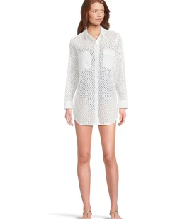 Eyelet Cove Boyfriend Shirt