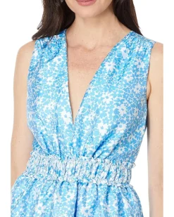 Fabiana V-Neck Jacquard Dress