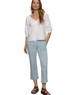 Fallen Blooms Linen Blouse