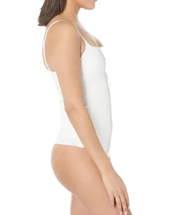 Faux Patent Leather Spaghetti Strap Bodysuit BDS310