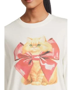 Feline Festive Crewneck Top