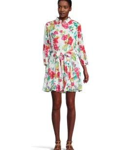 Fiesta Floral Shirt Dress