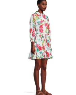 Fiesta Floral Shirt Dress