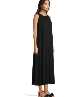 Fine Stretch Jersey Knit Maxi Dress