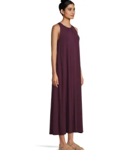 Fine Stretch Jersey Knit Maxi Dress