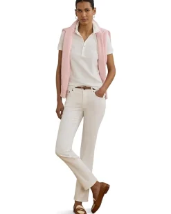 Floral-Logo Cotton Piqué Polo Shirt