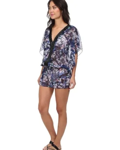 Floriana Beaded Tunic Cover-Up