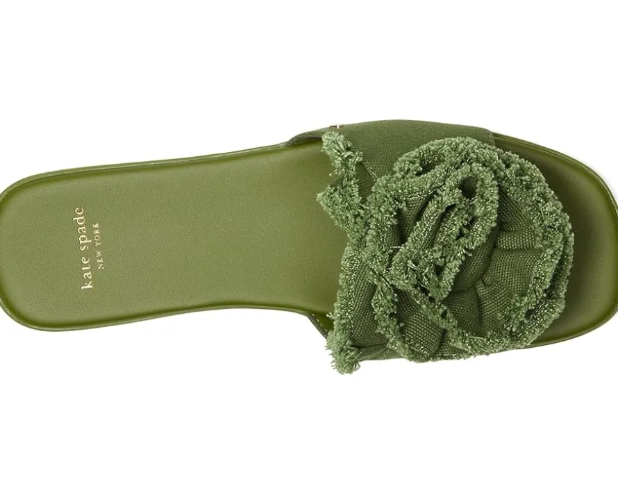 Flourish Canvas Flat Sandals