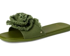 Flourish Canvas Flat Sandals