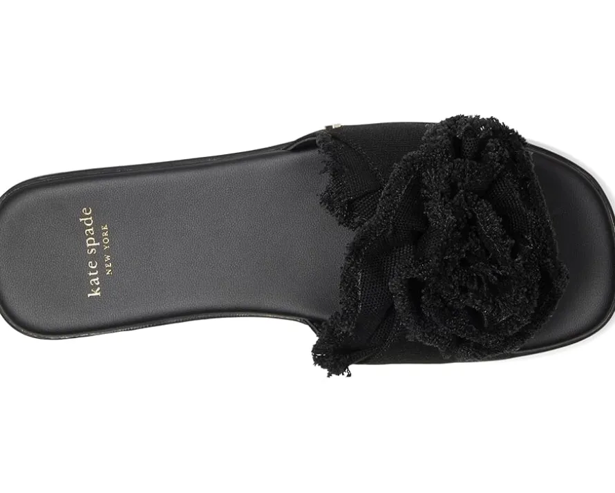 Flourish Canvas Flat Sandals