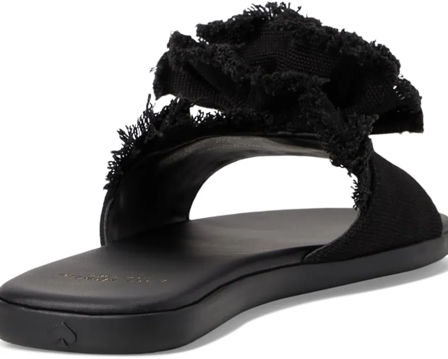 Flourish Canvas Flat Sandals