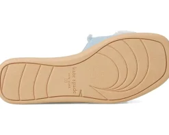 Flourish Denim Flat Sandals