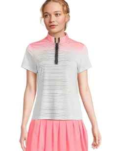 Flux Print Short Sleeve Top