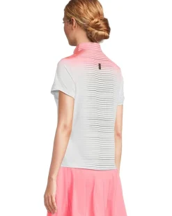 Flux Print Short Sleeve Top