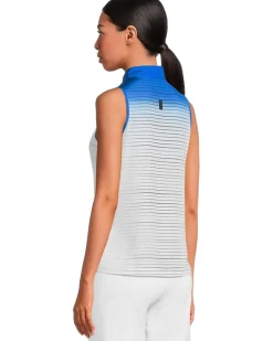 Flux Print Sleeveless Top