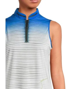 Flux Print Sleeveless Top