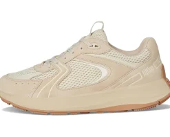 F-Mode Flow Suede/Mesh/Leather Flatform Sneakers