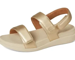 F-Mode Go Adjustable Flatform Back-Strap Sandals