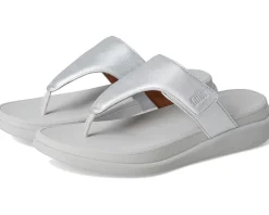 F-Mode Go Adjustable Flatform Toe-Post Sandals