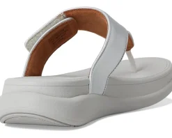 F-Mode Go Adjustable Flatform Toe-Post Sandals