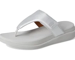 F-Mode Go Adjustable Flatform Toe-Post Sandals