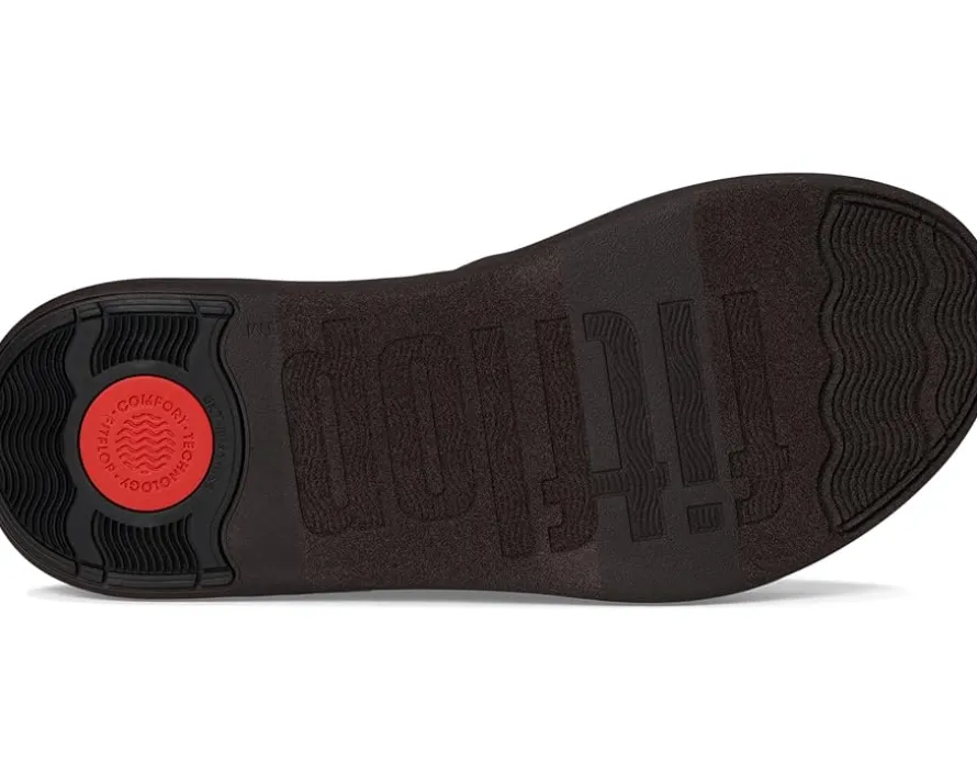 F-mode Go Leopard Webbing Strappy Flip-flops